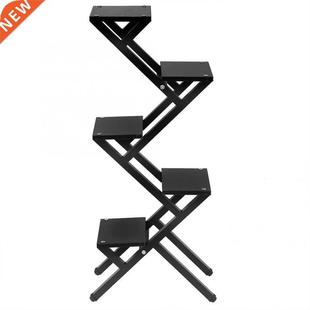 5 Tiers Steel Wood Z Shape Flower Pot Stand Plant Display Sh