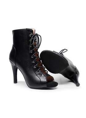 2023 New High Top Latin Dance Shoes Women Sreet Salsa Tango