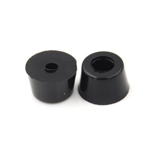 Cas Durable 10mm 10Pcs Rubber Black Circular Instrument