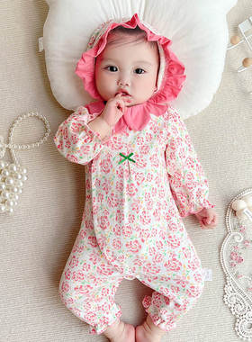 New Children Clothing Baby Bodysuit Print Long Sleeve Outgoi