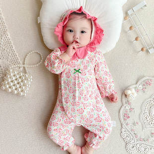 New Children Clothing Baby Bodysuit Print Long Sleeve Outgoi