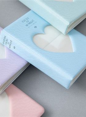 64 Pockets Photo Album 3 Inch kpop card Holder Hollow Love