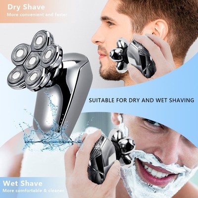 Rechargeable Powerful Beard Hair Electric Shaver For Men Bod