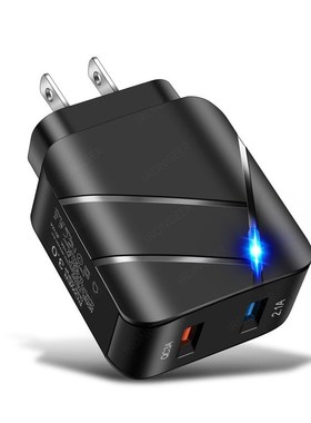 USB Charger Quick Charge 3.0 2 Port QC4.0 Fast Charging For