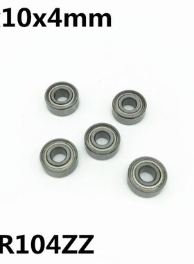 10Pcs MR104ZZ L-1040ZZ 4x10x4 mm Deep groove ball bearing Mi