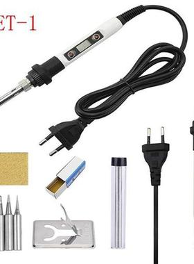 80W Soldering Iron Adjustable Temperature LCD Digital Electr