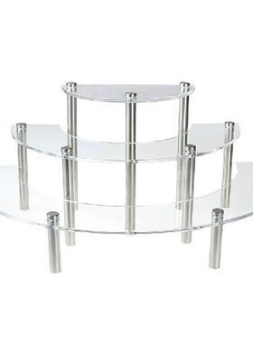 Transparent Birthday Dessert 3 Tiers Party Cake Display