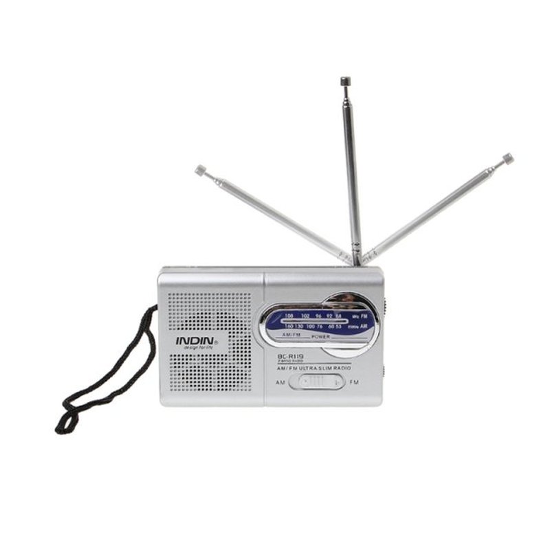 BC-R119 Portable Radio 2-Band AM FM World Receiver Retr