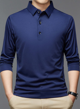 2021 New Men Polo Shirt Casual Business Tops Solid Polos Shi