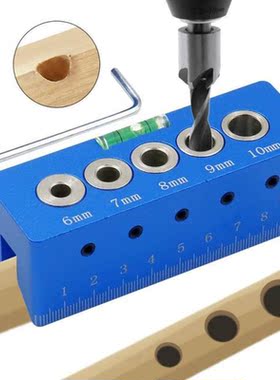 Wood Doweling Jig Straight Angle Guide Pocket Hole Jig Kit A