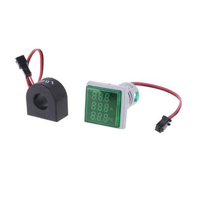 Digital in1 AC Ammeter Voltmeter Hz Current Frequency Meter