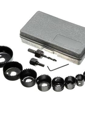 1Hole Saw Cutting Set Cbide Tip HSS Drill Bit Saw Set Meta