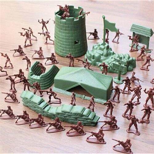 100PCS/set Hobbies For Boys Children Gifts Army Men