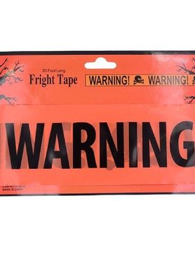 6Mx8CM Halloween Warning Tape Signs Halloween Props Danger