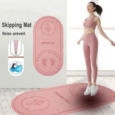 Jump Rope Mat Exercise Cushioning Mute Yoga Mat Sound Insula