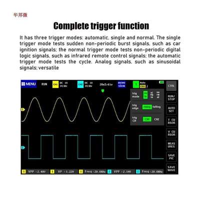 Ensemble doscilloscope multifonctionnel à 2 cana