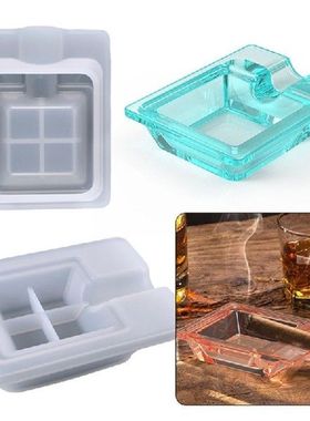 Cigar Ashtray Epoxy Resin Mold Handmade Ash Tray Silicone