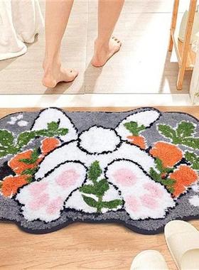 Resurrectional Bathroom Carpet The Bathroom With Rabbits