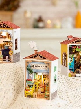 DIY Town Amusing Courtyard DIY Hut Town Multifunctional