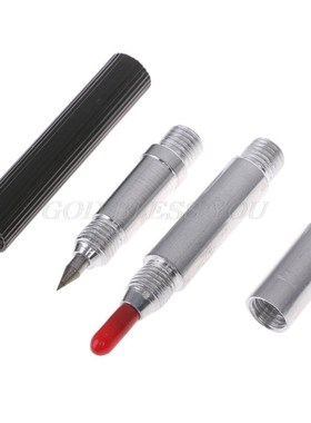 Double End Sharp Tungsten Steel Tip Scriber Clip Pen Ceramic
