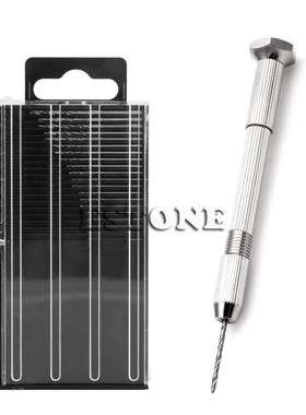 0.2-2mm Mini Spiral Hand Manual Drill Chuck Twist Pin Vise B