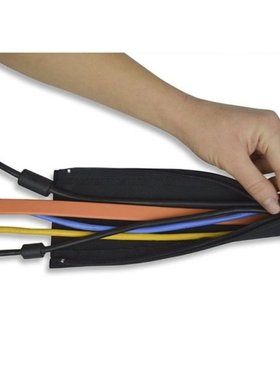 DIY Neoprene Cable Management Sleeve Zipper Wrap Wire Hider