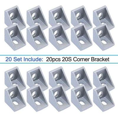 2020 Series Aluminum Profile Connector Set, Corner Bracket,