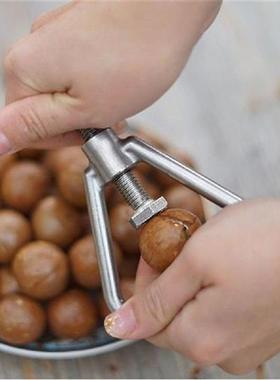 Manual Metal Walnut Clip Peeler Kitchen Nut Sheller Dried