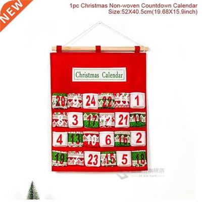 FENGRISE Christmas Advent Calend Hanging Felt Xmas Countdo