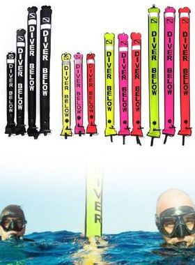 Scuba Dive Surface Marker Buoys Visibility Inflation Diver