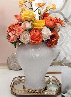 Modern Ceramic Ginger Jar Bud Vase Handicraft Storage Jar