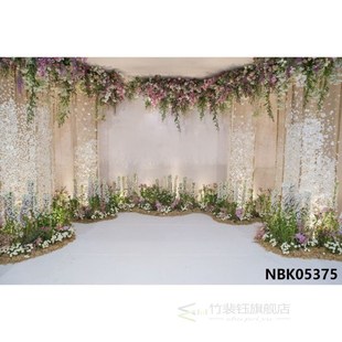 Photography Background Flower Birthday-Backdrop Vinyl Custom