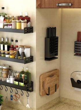 Kitchen Organizer Storage Shelf Wall-mounted Spice Racks