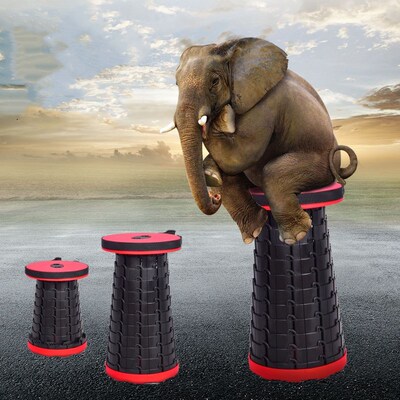 Folding Chair Portable Pony Zha Outdoor Telescopic Bench Fis