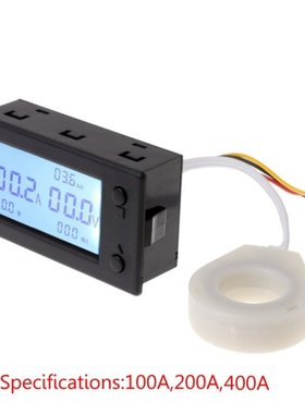 DC300V 100A 200A 400A Hall Effect Coulometer Digital Voltmet