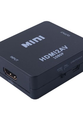 2019 HDMI to AV/RCA CVBS Adapter 1080P Video Converter HDMI2