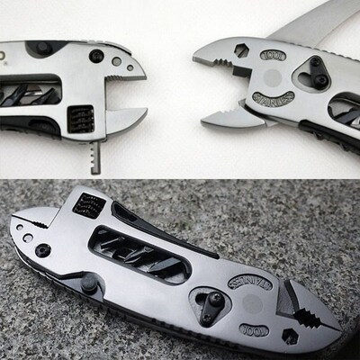 High Quality Multi Functional EDC Tool Adjustable Wrench Jaw