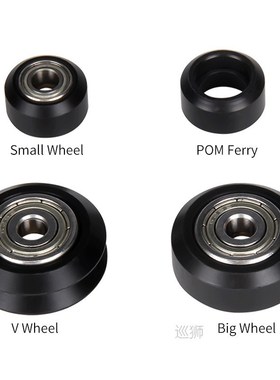 10pcs CNC clear Polycarbonate v wheel for Openbuilds Plastic