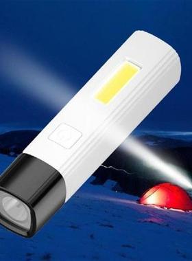 Portable Mini Flashlight USB C Rechargeable Torches