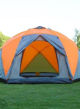 Outdoor Camping Tent Yurt Double Deck Inside And Outside