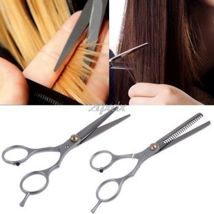 2Pc Hair Cutting Thinning Scissors Shears Barber Set Hairdre