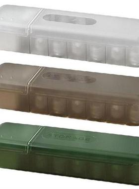 Transparent Plastic Data Cable Storage Box Desktop Storage