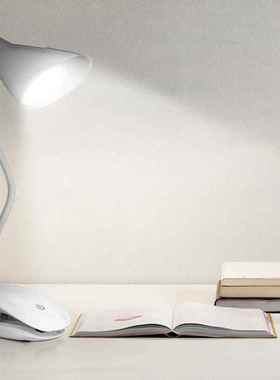 Clip On LED Table Lamp Reading Light 3 Brightness Levels USB