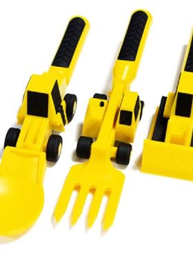 Eco Friendly Creatively Kids Dining Tool Set PP Spoon Fork