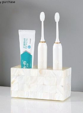 Shell Electric Toothbrush Holder Resin Toothpaste Holder