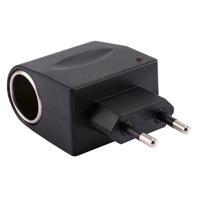 220V US EU Plug Car Cigarette Lighter Adapter Converter AC W