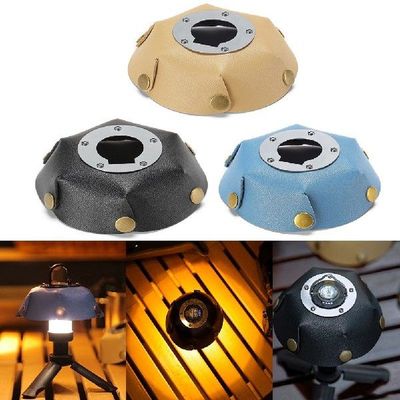 Leather Camping Tent Lantern Lamps Shade Hiking Light Hood