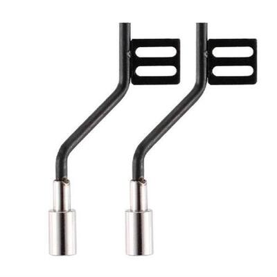 1Pair Metal Simulation Exhaust Pipe Gas Vent for Traxxas