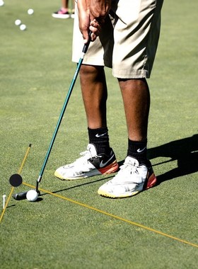 1 Set Golf Direction Alignment Stick Golf Putting Training A