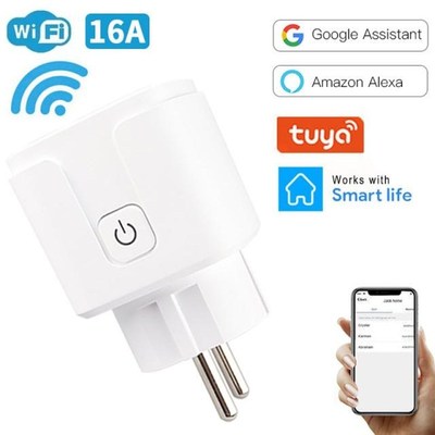 ZigBee Smart Plug EU 16A Adapter Power Monitor Timer Socket